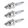 3 Spark Plugs fixed SAE connection NGK aftermarket expertise for MERCURY