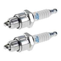 2 Spark Plugs fixed SAE connection NGK aftermarket...
