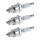 3 Spark Plugs fixed SAE connection NGK aftermarket expertise for MERCURY