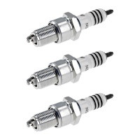 3 Spark Plugs with flat seat NGK Iridium IX for PORSCHE...