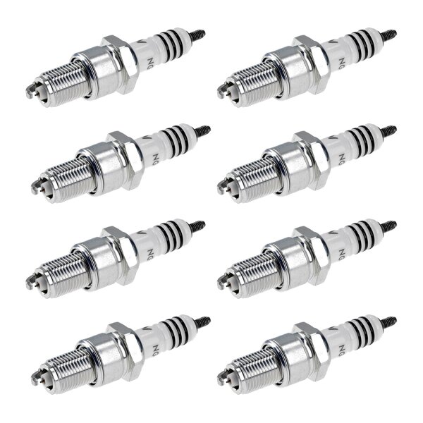8 Spark Plugs with flat seat NGK Iridium IX for PORSCHE 911 and others