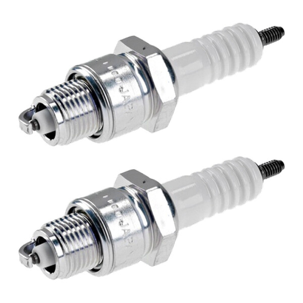 2 Spark Plugs with flat seal seat NGK aftermarket expertise for HONDA