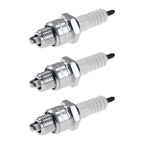 3 Spark Plugs with flat seal seat NGK aftermarket expertise for HONDA