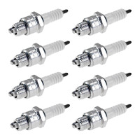 8 Spark Plugs with flat seal seat NGK aftermarket...