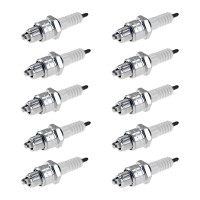 10 Spark Plugs with flat seal seat NGK aftermarket...