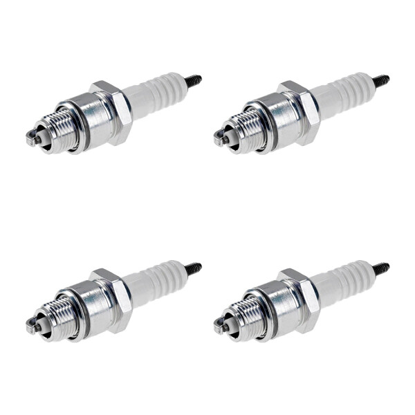 4 Spark Plugs with flat seal seat NGK aftermarket expertise for various vehicles