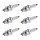 6 Spark Plugs with flat seal seat NGK aftermarket expertise for various vehicles