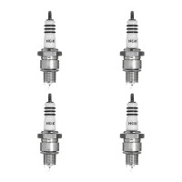 4 Zündkerzen mit Flachdichtsitz NGK Iridium IX...