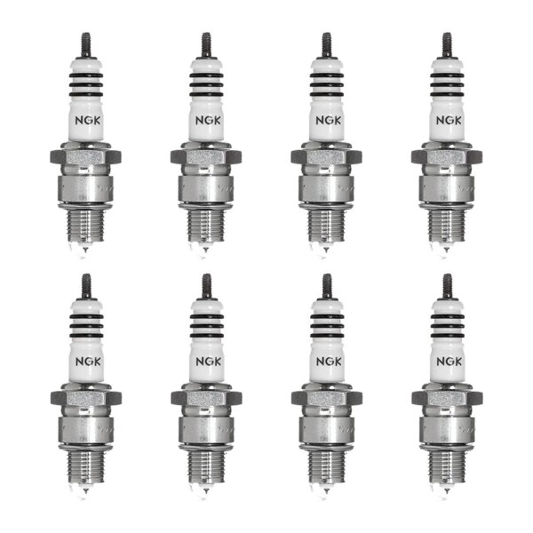 8 Spark Plugs with flat seat NGK Iridium IX suitable for FIAT 500 and others