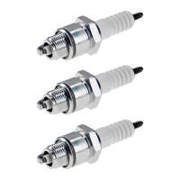 3 Spark Plugs with flat seal seat NGK IAM expertise for...