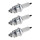 3 Spark Plugs with flat seal seat NGK IAM expertise for YAMAHA and others
