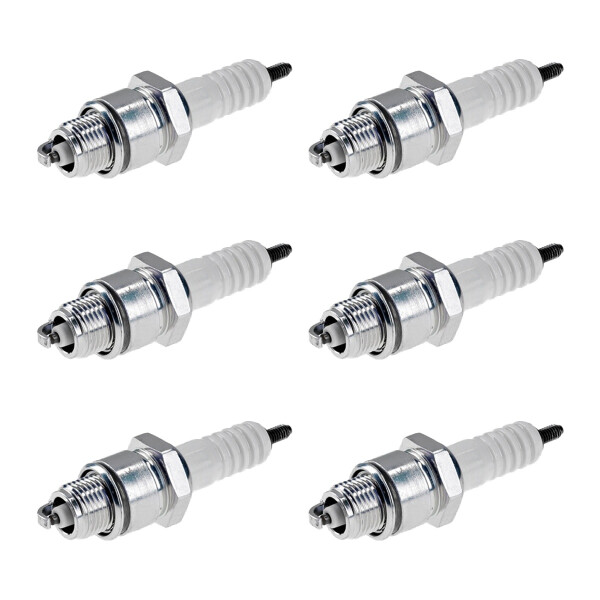 6 Spark Plugs with flat seal seat NGK IAM expertise for YAMAHA and others