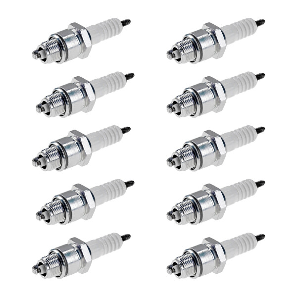 10 Spark Plugs with flat seal seat NGK IAM expertise for YAMAHA and others