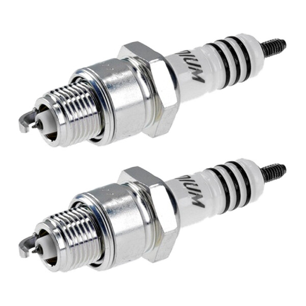 2 Zündkerzen mit Flachdichtsitz NGK Iridium IX für u.a. SKODA 105,120