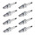 8 Spark Plugs fixed SAE connection NGK suitable for e.g. DAIHATSU CUORE