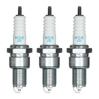 3 Zündkerzen mit Flachdichtsitz NGK...