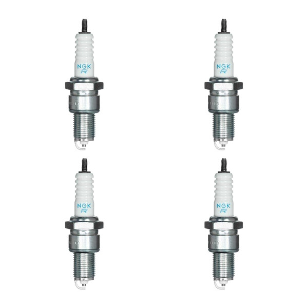 4 Spark Plugs with flat seal seat NGK suitable for VOLVO 740 and others