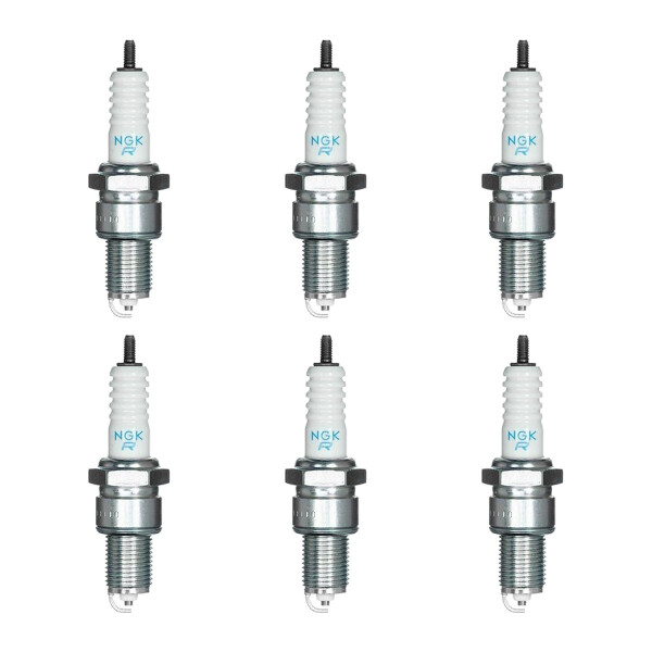 6 Zündkerzen mit Flachdichtsitz NGK Aftermarket-Expertise für u.a. VOLVO 740