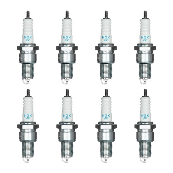 8 Spark Plugs with flat seal seat NGK suitable for VOLVO 740 and others