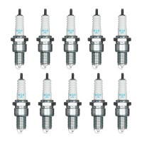 10 Spark Plugs with flat seal seat NGK suitable for VOLVO...