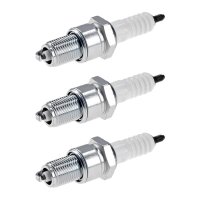 3 Spark Plugs with flat seal seat NGK IAM expertise for...