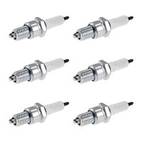 6 Spark Plugs with flat seal seat NGK IAM expertise for...