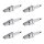 6 Spark Plugs with flat seal seat NGK IAM expertise for e.g. LANCIA DELTA