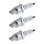 3 Spark Plugs with flat seal seat NGK aftermarket expertise for HONDA