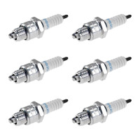 6 Spark Plugs with flat seal seat NGK aftermarket...
