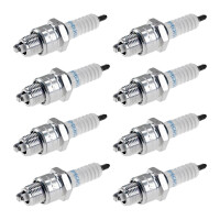 8 Spark Plugs with flat seal seat NGK aftermarket...