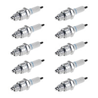 10 Spark Plugs with flat seal seat NGK aftermarket...