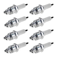 8 Spark Plugs with flat seal seat NGK aftermarket...