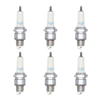 6 Spark Plugs with flat seal seat NGK Quick for SUZUKI...