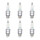 6 Spark Plugs with flat seal seat NGK Quick for SUZUKI and others