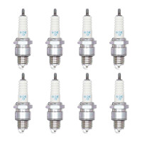 8 Zündkerzen mit Flachdichtsitz NGK Quick...