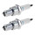 2 Spark Plugs with flat seat NGK suitable for e.g. MITSUBISHI STARION