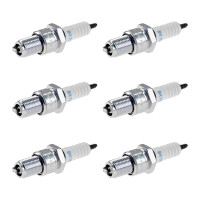 6 Spark Plugs with flat seat NGK suitable for e.g....