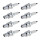 8 Spark Plugs with flat seat NGK suitable for e.g. MITSUBISHI STARION