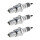 3 Spark Plugs interference suppressed 5 kOhm NGK Iridium IX for e.g. ALFA ROMEO