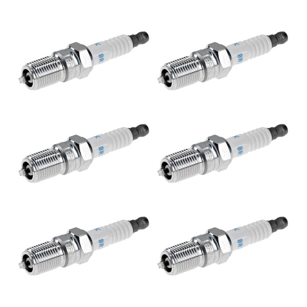 6 Spark Plugs fixed SAE connection NGK aftermarket expertise for e.g. JAGUAR XJ