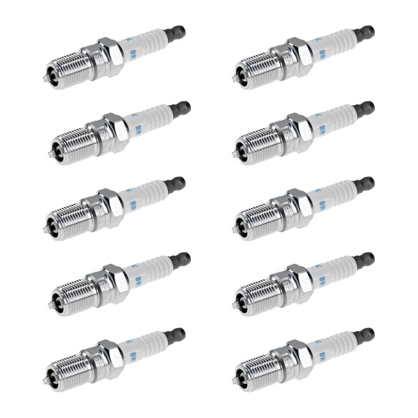 10 Spark Plugs fixed SAE connection NGK aftermarket expertise for e.g. JAGUAR XJ