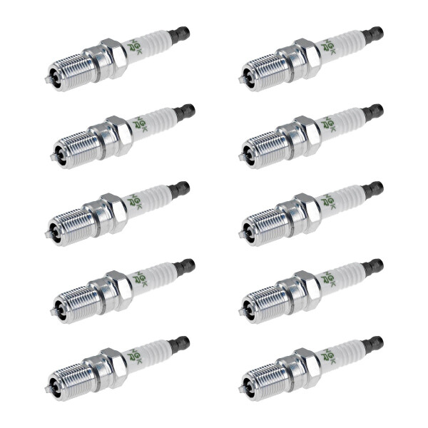 10 Spark Plugs fixed SAE connection NGK aftermarket expertise for e.g. JAGUAR XJ