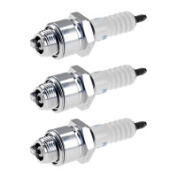 3 Spark Plugs with flat seal seat NGK aftermarket...