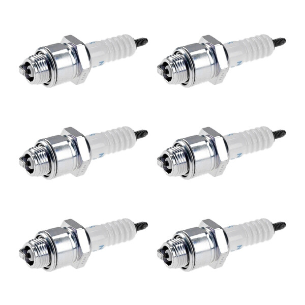 6 Spark Plugs with flat seal seat NGK aftermarket expertise for OPEL DIPLOMAT