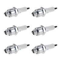 6 Spark Plugs with flat seal seat NGK aftermarket...