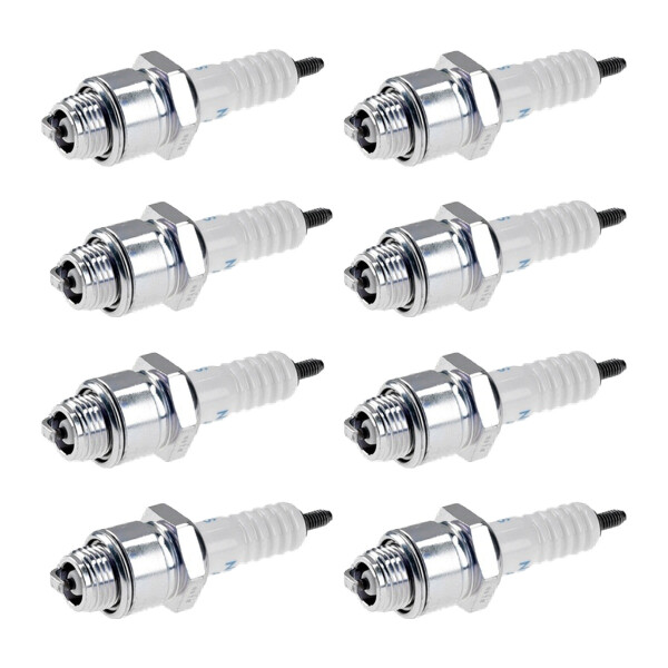 8 Spark Plugs with flat seal seat NGK aftermarket expertise for OPEL DIPLOMAT