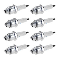 8 Spark Plugs with flat seal seat NGK aftermarket...