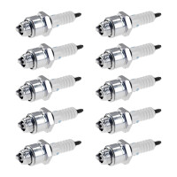 10 Spark Plugs with flat seal seat NGK aftermarket...