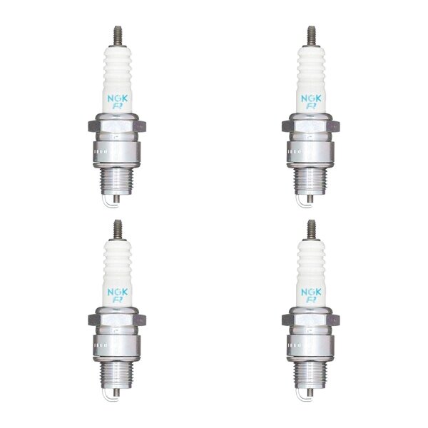 4 Spark Plugs with flat seal seat NGK Quick for HONDA and others