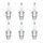 6 Spark Plugs with flat seal seat NGK Quick for HONDA and others